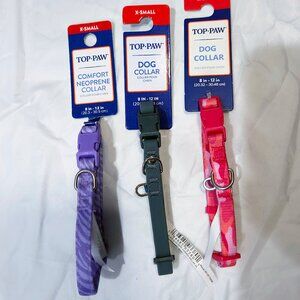 Top Paw XS Dog Collar BUNDLE #2 (New, hasn't ever been used!)